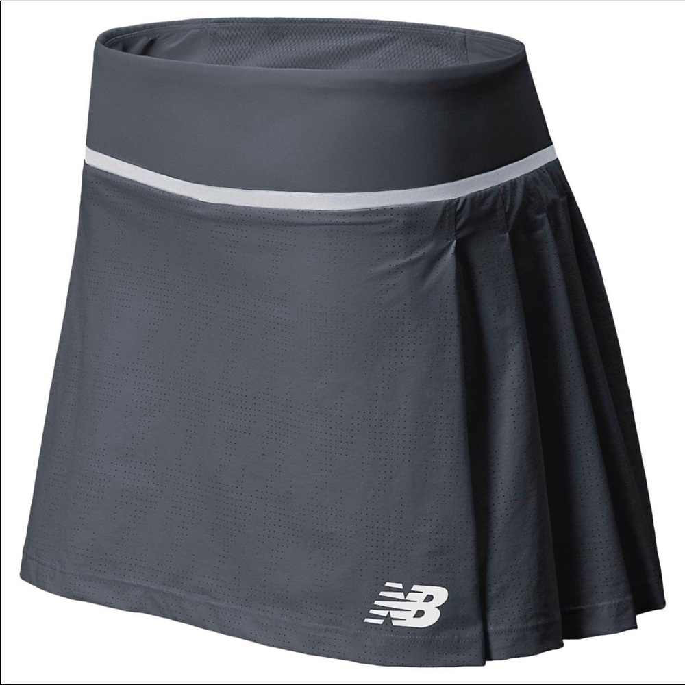 New Balance Tournament Skort in Anthracite Gray